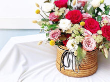 Load image into Gallery viewer, Flower Basket To You (Roses, Astranti, Craspedia, Eustoma, Ruscus, Spirea)
