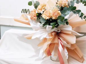 Prestige Bouquet To You (Cappuccino Carnation & Eucalyptus)