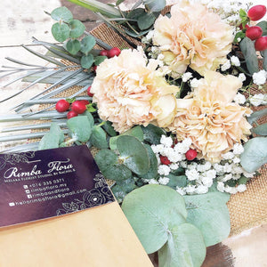 Premium Signature Bouquet To You : Ecuador Carnation Eucalyptus Design