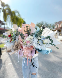 Prestige Wrap Bouquet To You ( LadyPink Carnation Design)