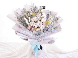 Prestige Bouquet To You (Cotton Flower, Baby Breathe, Bunny Tails, Wheat, Casphia)