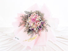 Load image into Gallery viewer, Prestige Bouquet To You (Roses, Silver Leaf, Baby Breathe, Bunny Tails)
