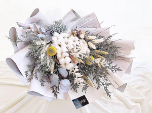 Prestige Bouquet To You (Cotton Flower, Baby Breathe, Bunny Tails, Wheat, Casphia)