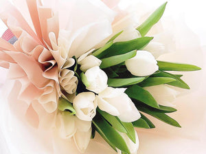 Prestige Bouquet To You (White Tulips)