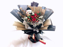 Load image into Gallery viewer, Prestige Bouquet To You (Roses, Pandanus, Casphia, Baby Breathe)
