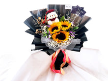 Load image into Gallery viewer, Prestige Bouquet To You (Sunflower, Statice, Casphia, Baby Breathe)
