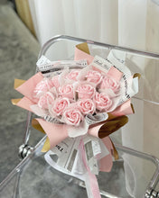 Load image into Gallery viewer, NEW WRAP***Everlasting Soap Roses Bouquet To You - Style of 12 Roses Fragrance Scent-12 Soft Pink Roses
