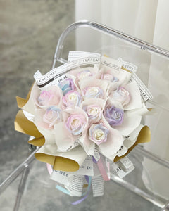 NEW WRAP***Everlasting Soap Roses Bouquet To You - Style of 12 Roses Fragrance Scent-12 Sweet Aurora