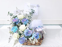 Load image into Gallery viewer, Fruit Flower Basket To You ( Tri-Blue Design)
