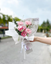 Load image into Gallery viewer, Signature Mother&#39;s Day Bouquet To You (Pastel Pink Design - 6 Stalks Carnations )
