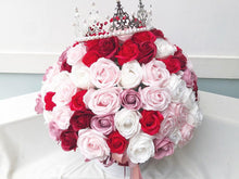 Load image into Gallery viewer, Everlasting Soap Flower Box To You- 99 Roses (Red Pink White Theme)
