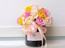 Load image into Gallery viewer, Everlasting Soap Flower Box To You- 33 Roses (Champagne Pink Theme)
