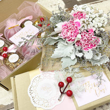 Load image into Gallery viewer, Signature Bouquet To You (Carnation Maria Pink Silver Leaf Design)
