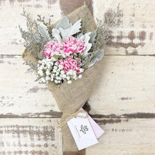 Load image into Gallery viewer, Signature Bouquet To You (Carnation Maria Pink Silver Leaf Design)
