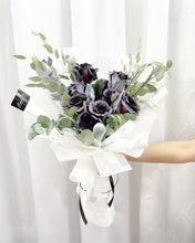Load image into Gallery viewer, Prestige Bouquet To You (Galaxy Roses Eucalyptus Green Design)(Small 3 Roses)
