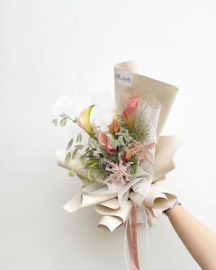 Prestige Bouquet To You  (Calla Lily Pink Coral Design) (Standard 5 Calla Lily)