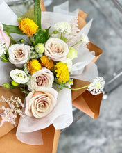 Load image into Gallery viewer, Premium Prestige Bouquet To You  (Quicksand Roses And Dahlia Design)(Standard  Size)
