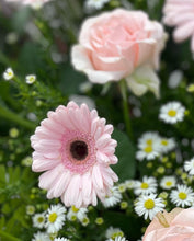 Load image into Gallery viewer, Congratulatory Flower Stand To You ( Roses Daisy Pink White Design)
