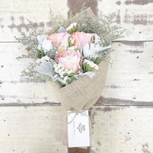 Load image into Gallery viewer, Premium Signature Bouquet To You (Pearl Roses Silver Leaf Design)

