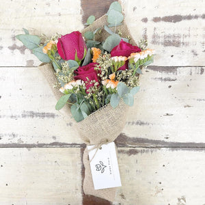 Signature Bouquet To You (Roses Red Eucalyptus Design)