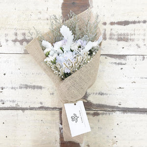 Signature Bouquet To You (Carnation Lilac Blue Silver Leaf Design)