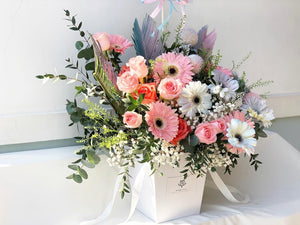 Flower Box To You  (Pastel Flower Design)