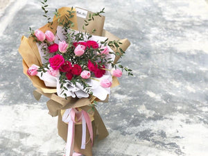 Prestige Bouquet To You  (Tulip Spray Roses Design)