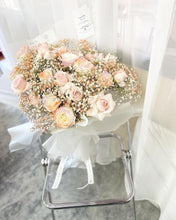 Load image into Gallery viewer, Prestige XXXL Size Bouquet To You (20 Pink Roses Baby Breath Design)
