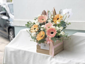 Flower Box To You  (Daisy Warm Pastel Mix Design)