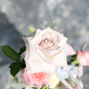 Flower Box To You  (Pastel Quicksand Pink Flower Design)