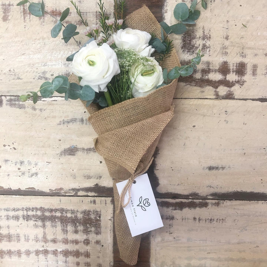 Exclusive Signature Bouquet To You (Ranunculus White Design)