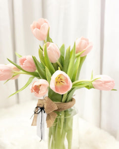 Flower Jar To You (Tulip Apricot Jar Design)