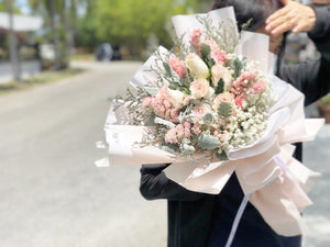 Prestige Bouquet To You (White Pink Prestige Bouquet To You)