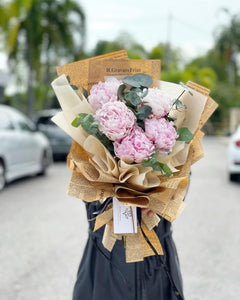 Prestige Bouquet To You (Peonies Style Kraft Wrap To You)