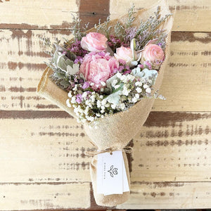 Exclusive Signature Bouquet To You (Peony Pink Silver Leaf Design)