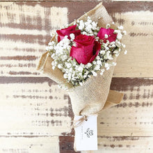 Load image into Gallery viewer, Signature Bouquet To You (Roses Red Baby Breath Design)
