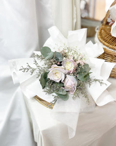 Prestige Bouquet To You (Roses Unicorn Silver Leaf Design)
