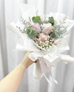 Prestige Bouquet To You (Roses Unicorn Silver Leaf Design)