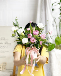 Flower Jar To You (Ranunculus Eustoma with Imported Fillers Jar Design)