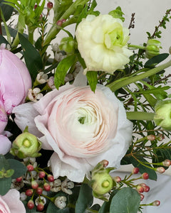 Flower Box To You (Peony Ranunculus Design )