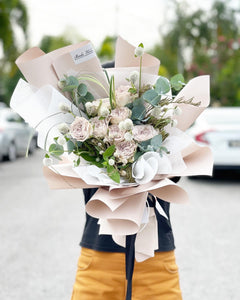 Premium Prestige Bouquet To You (Westminster Abbey Eucalyptus Style Wrap )