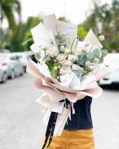 Premium Prestige Bouquet To You (Westminster Abbey Eucalyptus Style Wrap )