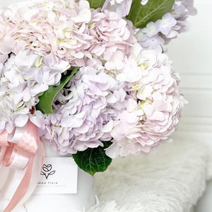 Flower Box  To You  (Hydrangea Hatbox Design)