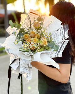 Premium Bouquet To You (Toffee Roses Design)