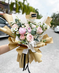 Prestige Bouquet To You (Peonies Roses Style Kraft Wrap To You)