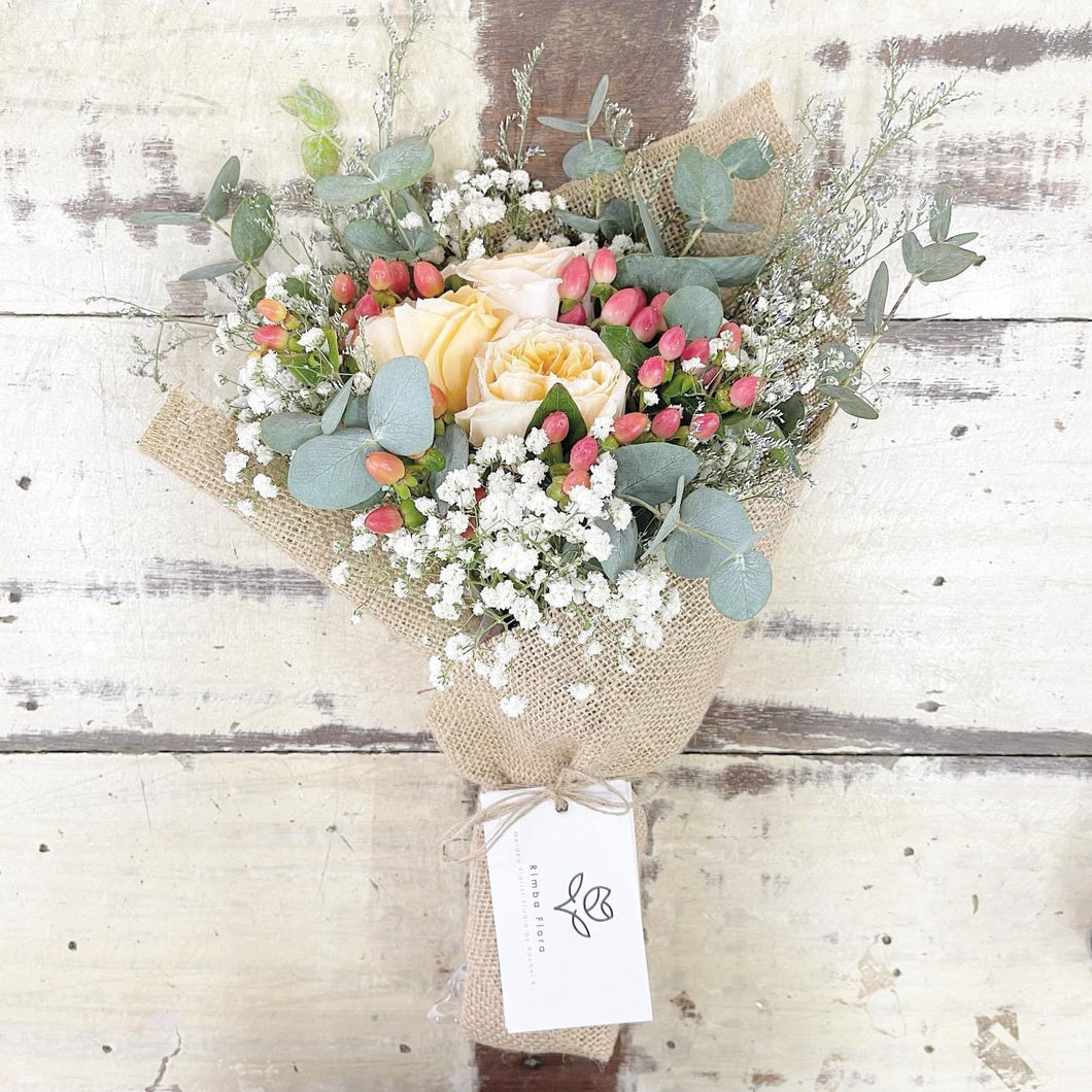 Premium Signature Bouquet To You (Victorian Peach Roses  Design)