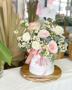 Flower Box To You  (Pink White Flower Design)