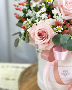 Flower Box To You  (Pink Berry Flower Design)