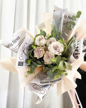 Load image into Gallery viewer, Premium Bouquet To You (Westminster Abbey Roses Style Loose Wrap Design)
